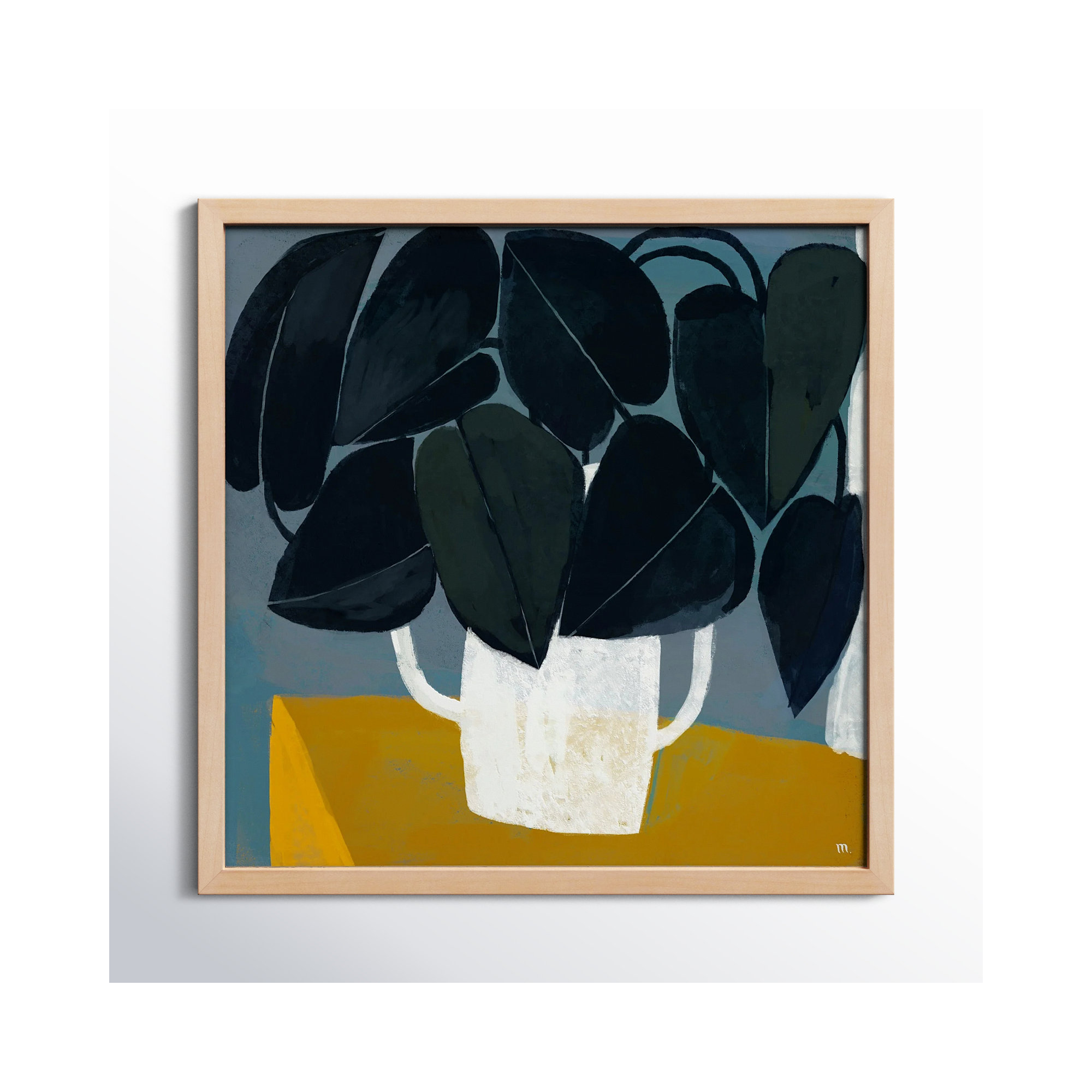 Summer Interior 1 by StudioM, 36" H x 36" W x 1.25" D, Brown