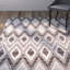 Atlas Wool Geometric Area Rug in Brown-1220695093