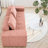 107" Chenille Sofa With Extra Large Armrests,Comfy Upholstered Couch For Living Room-1016225850