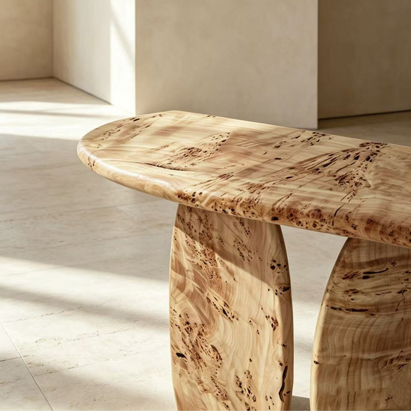 Table de décoration rétro, 31.50" H x 59.05" W x 17.72" D