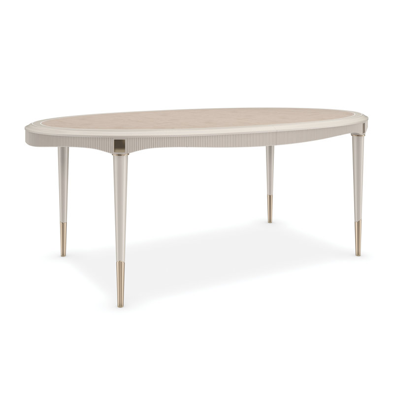 Oval Solid Wood Dining Table