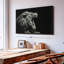 Animal "Art mural tête de lion rugissant"-101778951