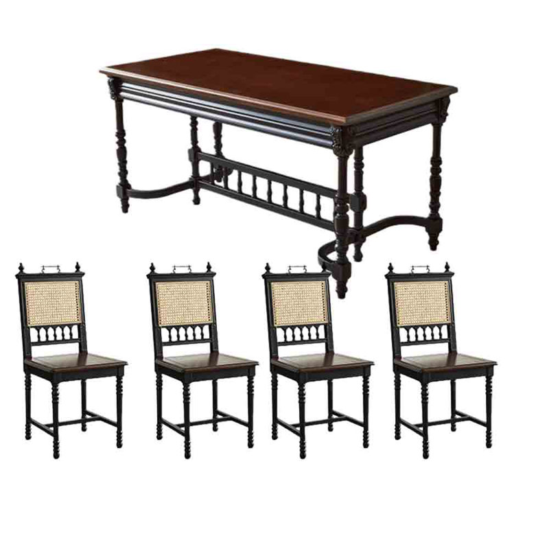 Aspray, 5 pièces: table, 4 chaises