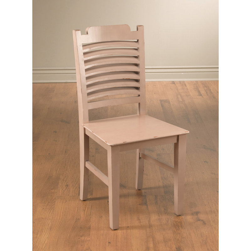 Solid Wood Dining Chair, Pink