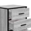 40cm W Metal Bedside Table-1167384355
