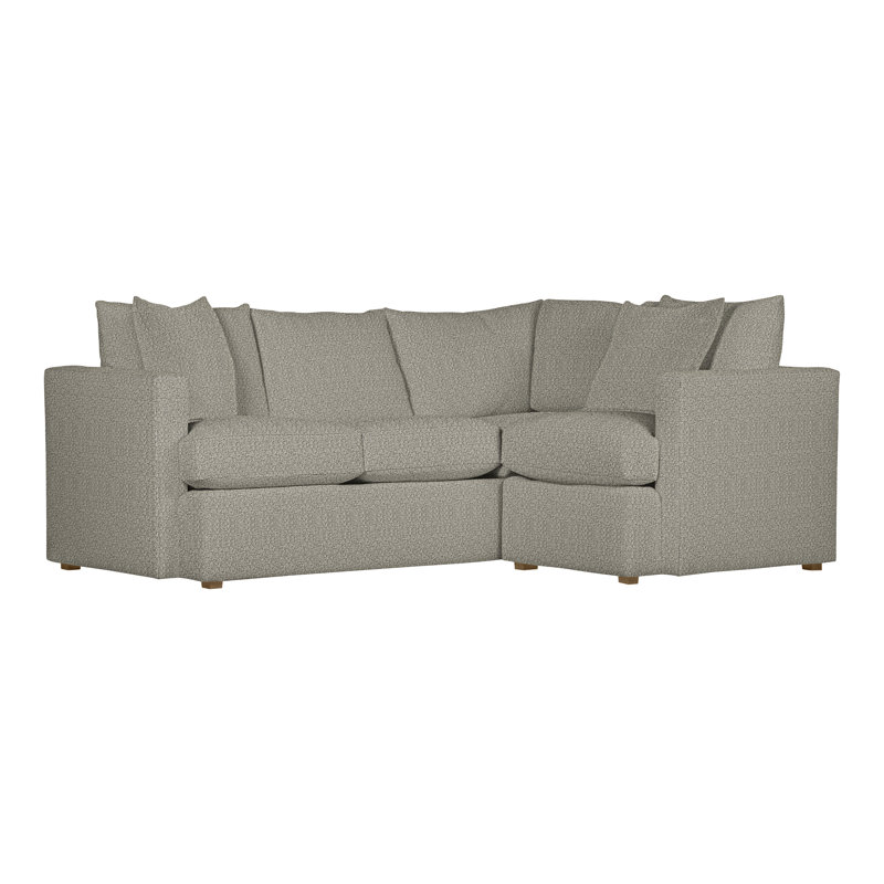 American Bungalow 2-Piece Sectional, Tuck Graphite, Hampton
