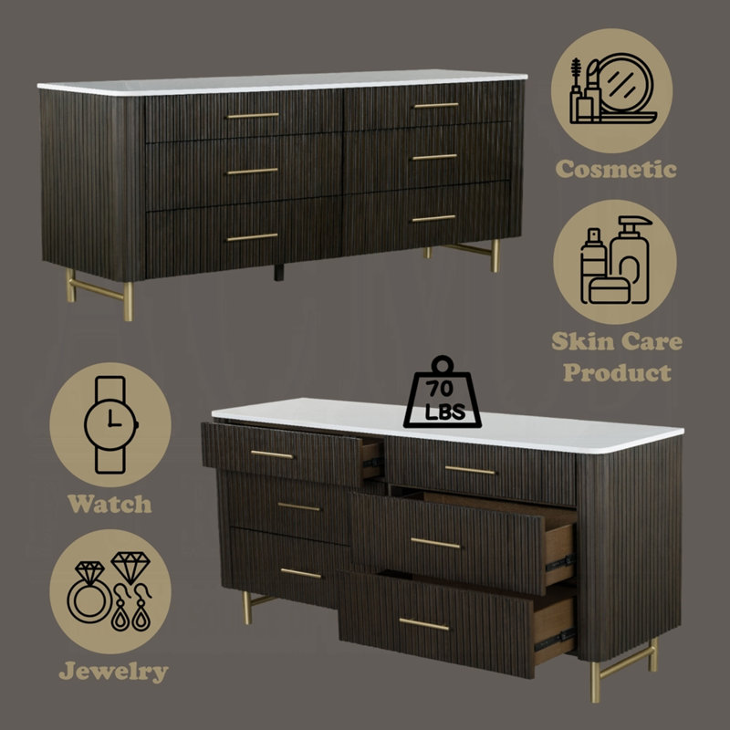 Clayten Dresser With Mirror