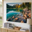 Reproduction d'art sur toile, "Serene Mountain Lake"-951170363