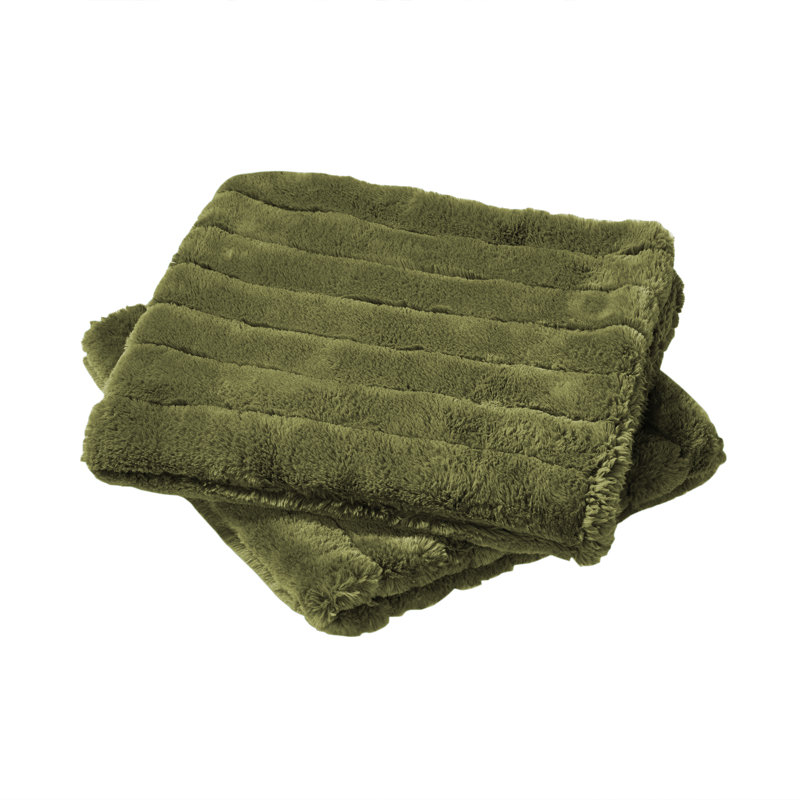 Rectangular Lumbar Cushion Cover, Olive