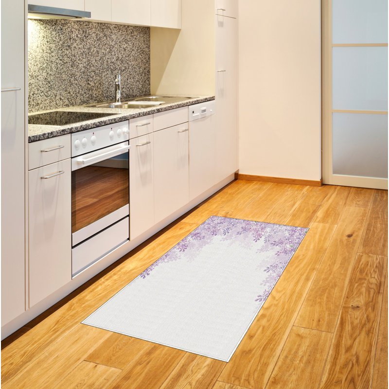 Flower High Density Long Fiber Poly Threads Decorative Area Rug Carpet, Rectangle 2'7" x 5'