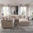 6 - Piece Slipcovered Sectional With Ottoman-1318937033
