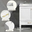 Meuble-lavabo. Armoire de rangement Abundant - 1 porte à fermeture douce et 3 tiroirs-522283992