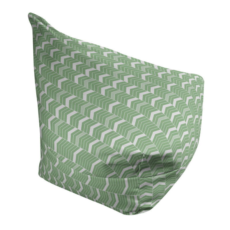 Fauteuil à billes standard &, H 38 po x L 42 po x P 29 po, Vert, Bourre en polyester