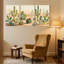 «Cactus Desert Cactus Landscape», ensemble de 3 reproductions d'art sur toile-1770214103