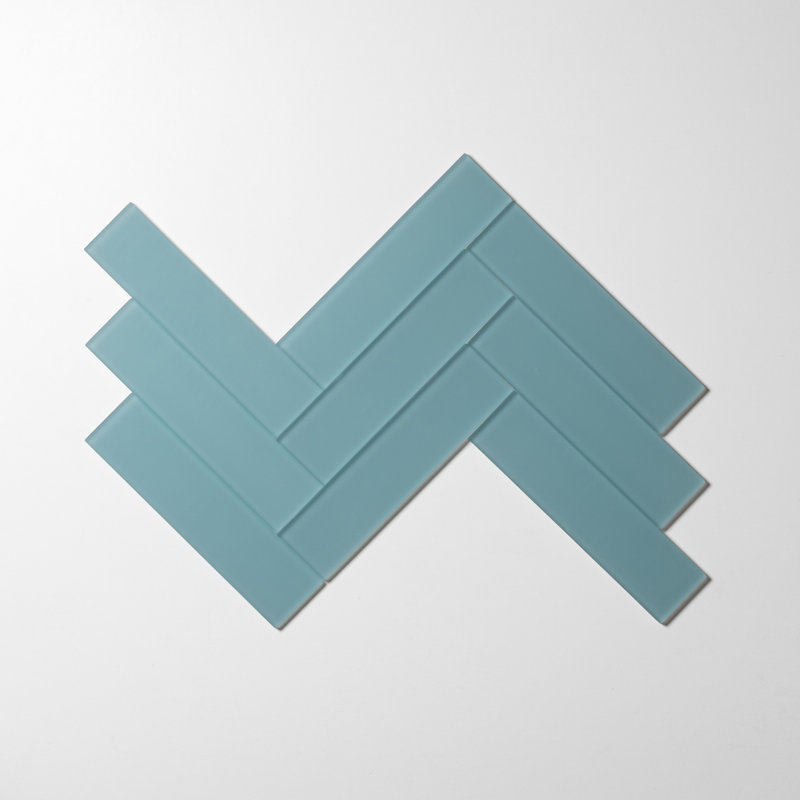 2in.x8in. Glass Subway Tile, Skyline Matte