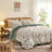 100% Cotton Yarn-Dyed Jacquard Duvet Floral Duvet Cover Set-115609428-115609412