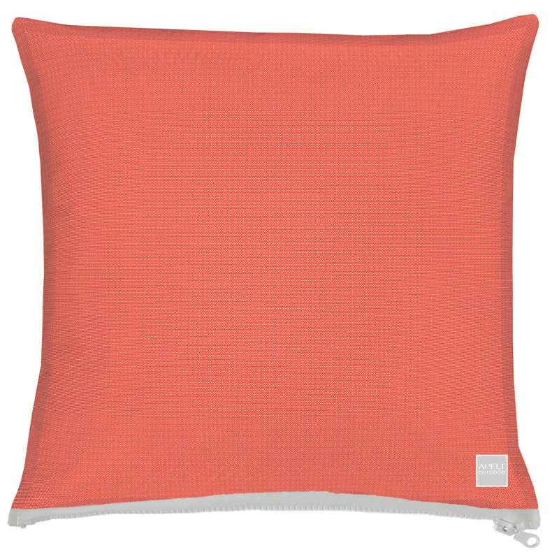 Square Cushion, Red, 39cm H x 39cm W x 5cm D