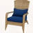 Soft Cushions Chair,Patio Chair With Rattan Wicker, Tall Curved Backrest For Indoor, Outdoor-1788328391-1788328389