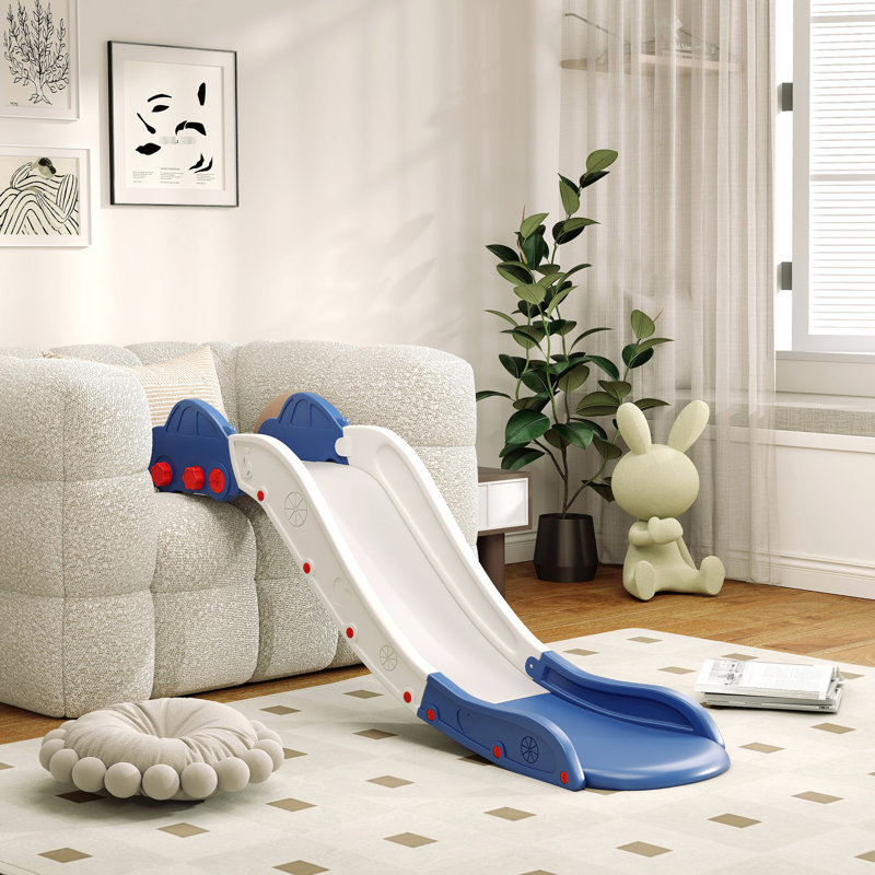 Blue Slide - Capacité de charge de 66 lb, compacte et portable de L 68,9 po x l 16,9 po, peut supporter jusqu'à