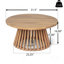 Ensembles de meubles de patio: lit de jour 3 places Claremont + table en bois d'acacia-209511109