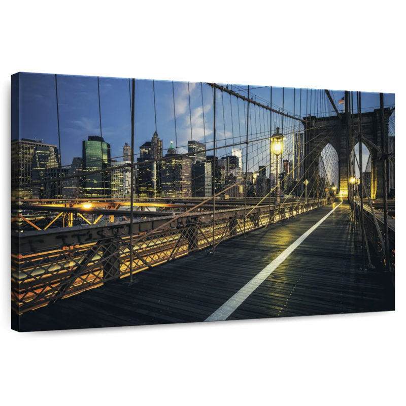Éclairage Brooklyn Bridge, H 26 po x l 39 po