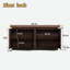 Buffet moderne avec grand espace de rangement et finition texturée distinctive