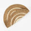 Round Warren Striped Hand Woven Area Rug-2075755121