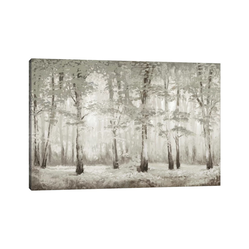 Misty Woodland Glow by Michael Marcon - Wrapped Canvas Print, 66.04 cm H x 45.72 cm W x 1.91 cm D