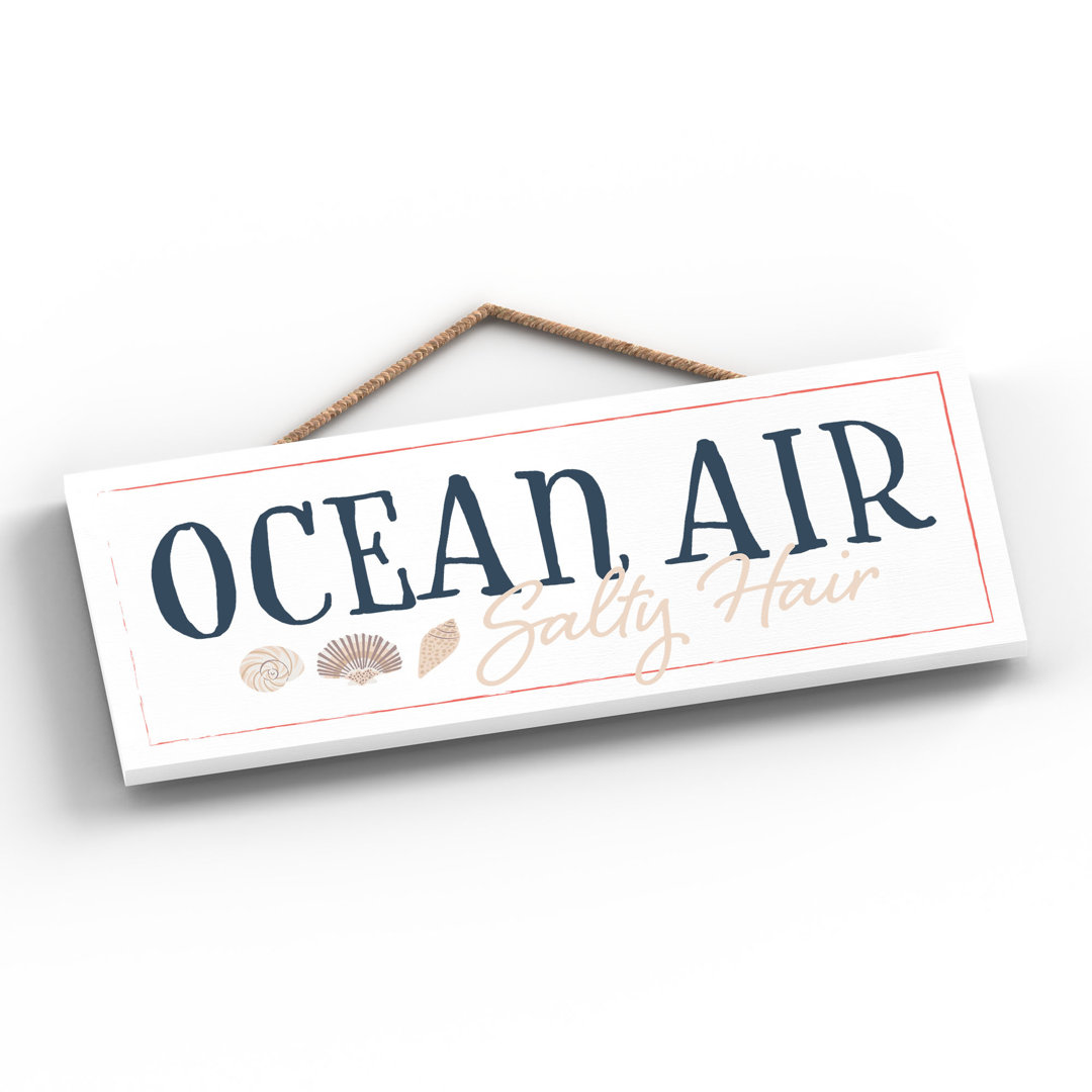 Ocean Air Salty Hair Wall DÃ©cor