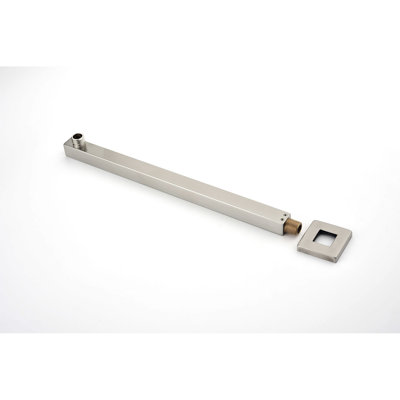 Wall Mounted Shower System - 12" Rain Head Build Air Injection Technology Relaxing Hose & Bracket Brushed Nickel Materials Increased Water Natural Simulation Control Valve Finish