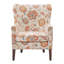Chaise d'appoint Colette, finition bois marocain