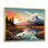 Bouse Landscape Vangogh Mountain Serenity I Framed On Canvas Print