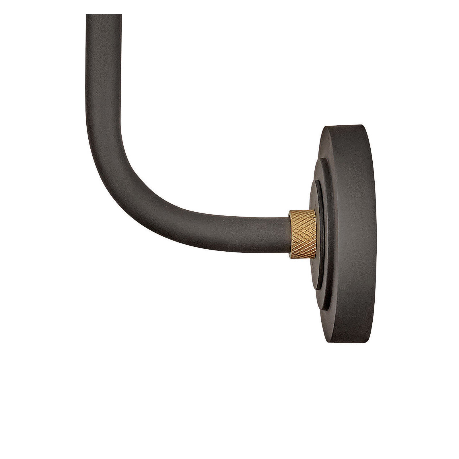 Bertram Single Light Bell Outdoor Aluminum Wall Light, 23.75" H x 16" W x 27" D, Brown
