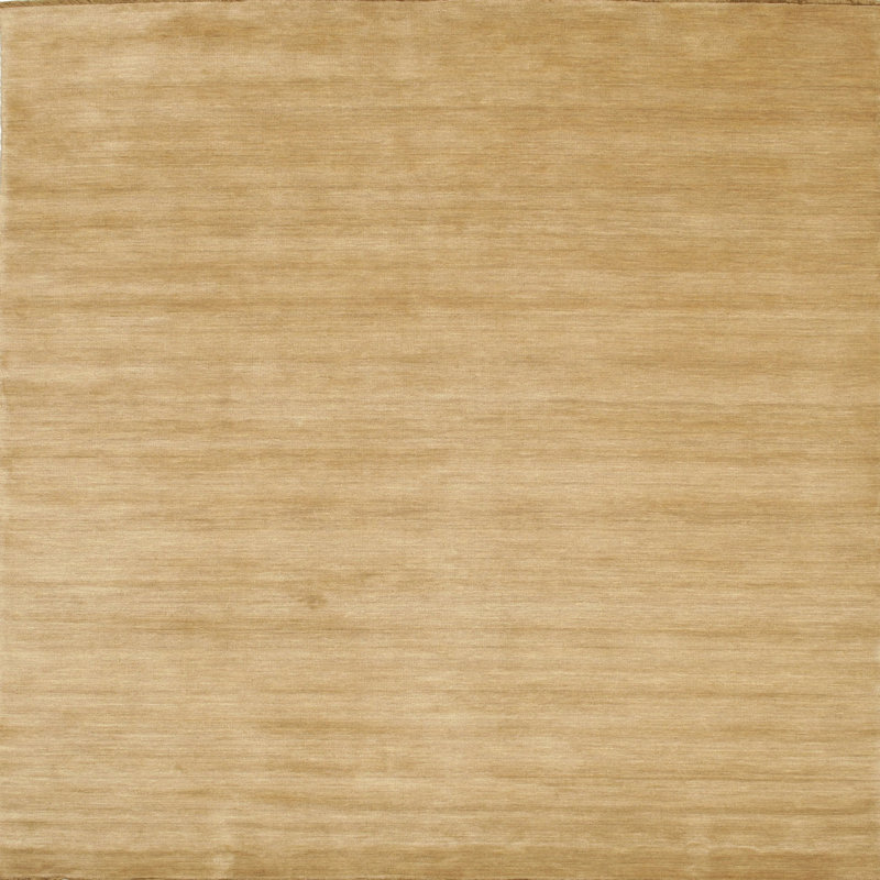 Tapis contemporain brun, Carré 5 pi