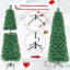 Lighted Artificial Pine Christmas Tree-876832179