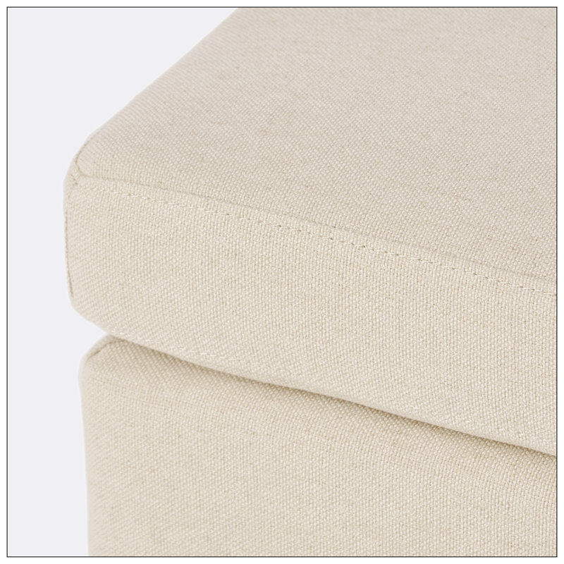 Banc rembourré en tissu Camaiya