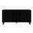 Modern TV Stand/Sideboard, 2 Door with Middle Shelf  (59 x 16 x 30in), Black-282875177-282875156