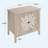 2-Door Carved Storage Cabinet – Wooden Accent Cabinet With Adjustable Shelf, Scratch-Resistant & Anti-Tip Design-1201247561