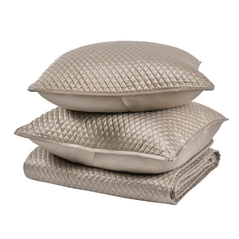 Winthrop Quilt, King Quilt, Natural