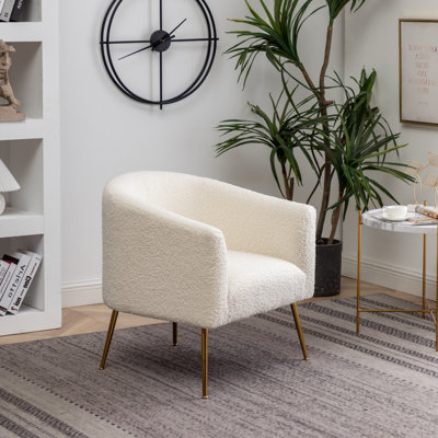 Fauteuil demi-tonneau l 28 po Hisakazu