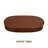 NTC STREAM DOU Coffee Table Modern Double-Layer Oval Wooden Center Table with Vertical Groove Design, Stylish Living Room Decor, Contemporary Minimalist Style for Home and Office, Easy Assembly-1004224632