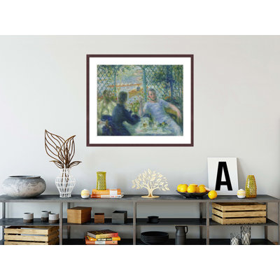 «Déjeuner au restaurant Fournaise» par Pierre-Auguste Renoir, impression giclée encadrée