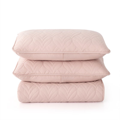 Ensemble de couvre-lit réversible en microfibre
