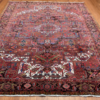 Hand Knotted Wool Geometric Rug