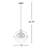 Kathryn 1 - Light Single Pendant-50455004-50455003
