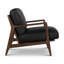 Fauteuil d'appoint en cuir véritable Carmelo-202628061