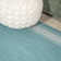 Claraville Classic Diamond Border Aqua/Light Gray Indoor/Outdoor Rug