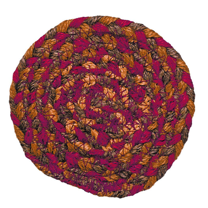 Tapis Fredrikk, Brun / Rouge / Vert