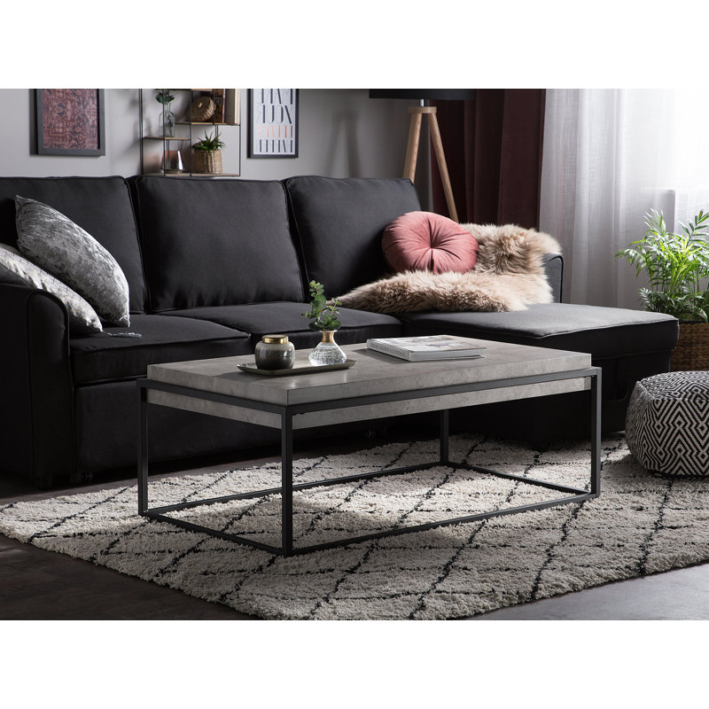 Abramson Frame Coffee Table, Concrete