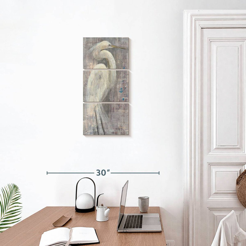 Aigrette côtière I, H 27 po x l 12 po